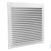 REJILLA DE VENTILACIÓN ALUMINIO BLANCO CON MOSQUITERA 17 X 17 CM venta unitaria 3 REJILLA DE VENTILACIÓN ALUMINIO BLANCO CON MOSQUITERA 17 X 17 CM venta unitaria