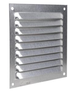 REJILLA DE VENTILACIÓN ALUMINIO CON MOSQUITERA 10 X 10 CM