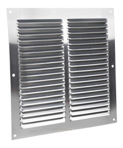 REJILLA DE VENTILACIÓN ALUMINIO CON MOSQUITERA 20 X 20 CM