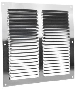 REJILLA DE VENTILACIÓN ALUMINIO CON MOSQUITERA 25 X 25 CM venta unitaria
