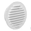 REJILLA DE VENTILACIÓN ALUMINIO BLANCO PARA EMPOTRAR A TUBO Ø10 CM