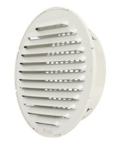 REJILLA DE VENTILACIÓN ALUMINIO-ABS BLANCO PARA EMPOTRAR A TUBO Ø12 CM venta unitaria
