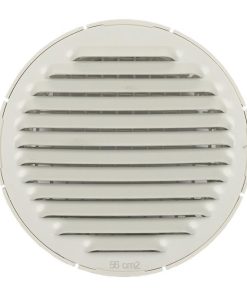 Alternative view of REJILLA DE VENTILACIÓN ALUMINIO-ABS BLANCO PARA EMPOTRAR A TUBO Ø12 CM
