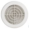 REJILLA DE VENTILACIÓN ABS BLANCO PARA EMPOTRAR A TUBO CON CLIP Ø10-11 CM