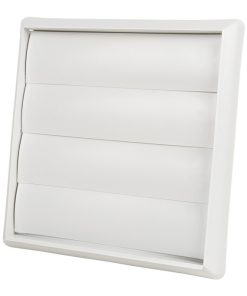 REJILLA DE VENTILACIÓN ABS BLANCO LAMAS MÓVILES Ø12 CM