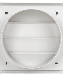 REJILLA DE VENTILACIÓN ABS BLANCO LAMAS MÓVILES Ø12 CM