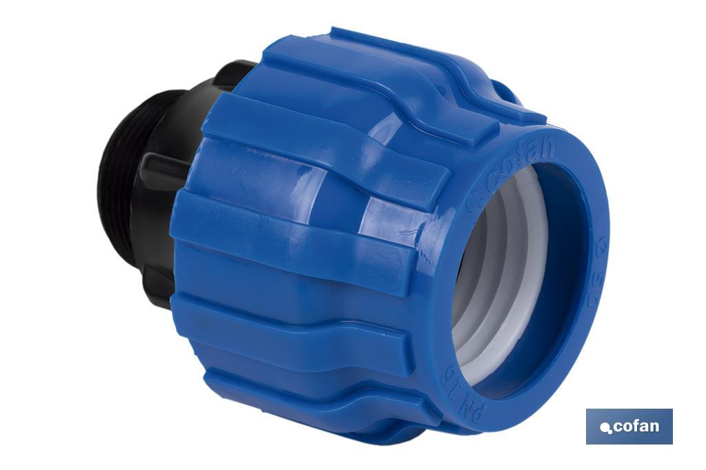ENLACE ROSCA MACHO PP PN16 50 X 1 1/2 3 ENLACE ROSCA MACHO PP PN16 50 X 1 1/2 - Imagen 3