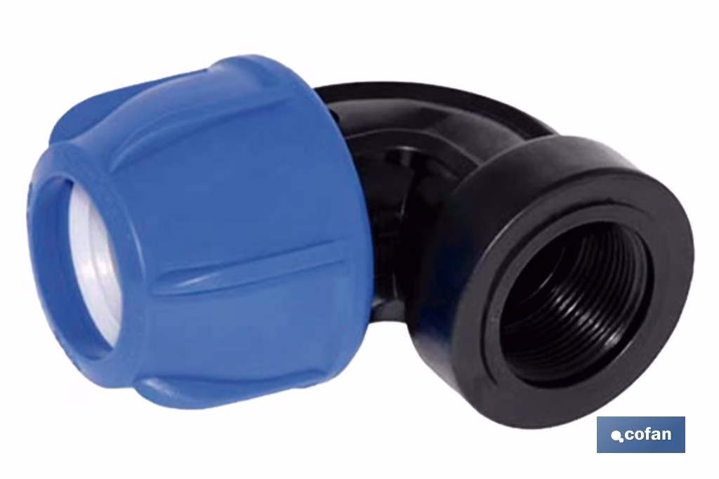 CODO 90° ROSCA HEMBRA PP PN16 75 X 2 1/2  VENTA UNITARIA