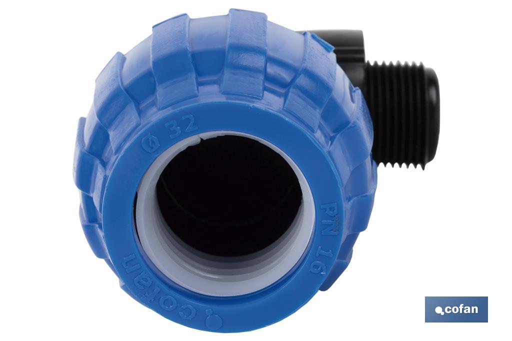 CODO 90° ROSCA MACHO PP PN16 40 X 1 VENTA UNITARIA 3 CODO 90° ROSCA MACHO PP PN16 40 X 1 VENTA UNITARIA - Imagen 3