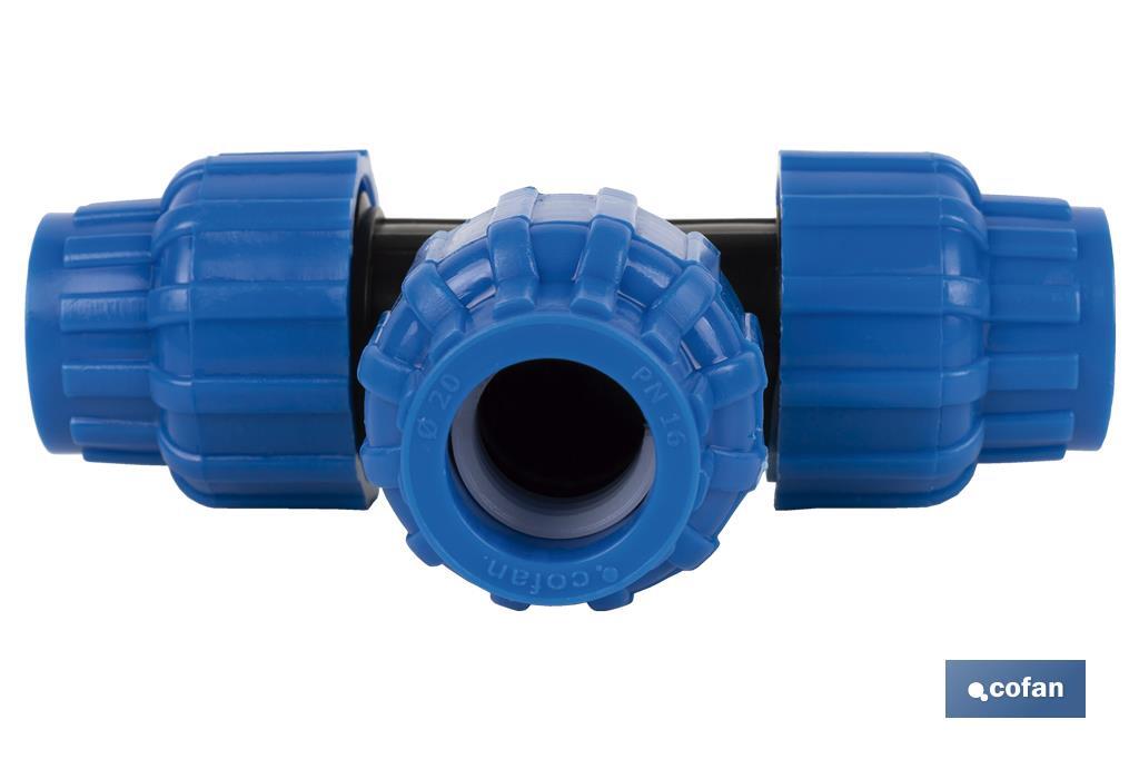 TE 90° PP PN16 20 X 20 X 20 4 TE 90° PP PN16 20 X 20 X 20 - Imagen 4