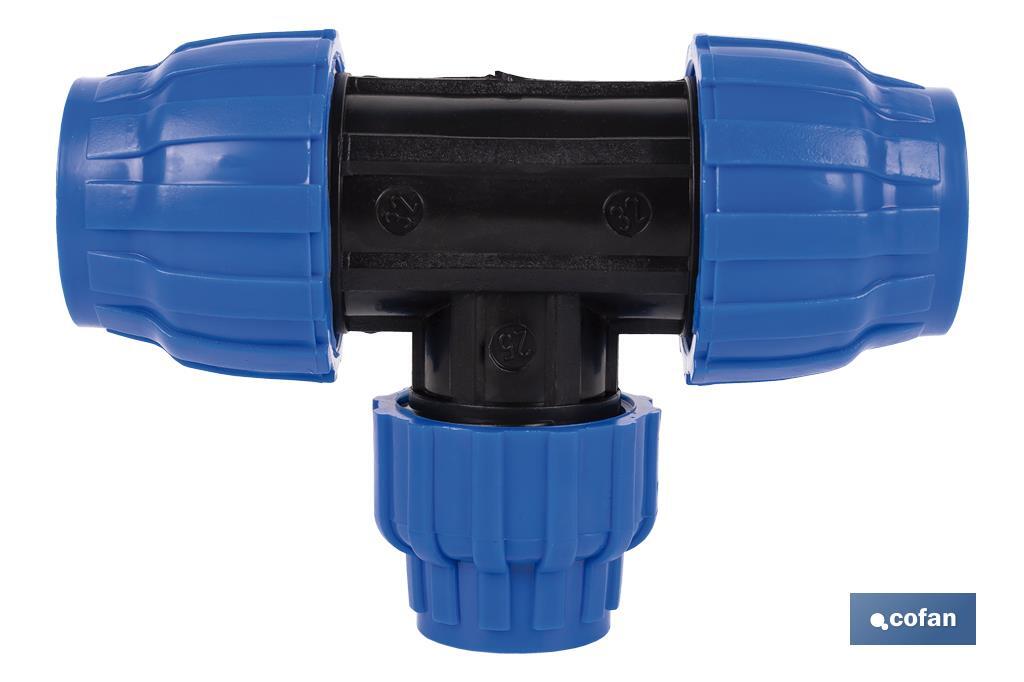 TE 90° REDUCIDA PP PN16 90 X 75 X 90 1 TE 90° REDUCIDA PP PN16 90 X 75 X 90