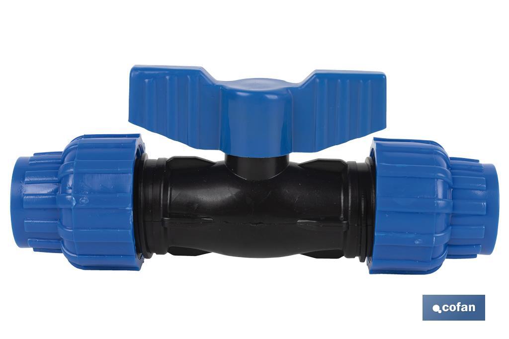 VÁLVULA DE BOLA PP PN16 32 X 32 VENTA UNITARIA 1 VÁLVULA DE BOLA PP PN16 32 X 32 VENTA UNITARIA