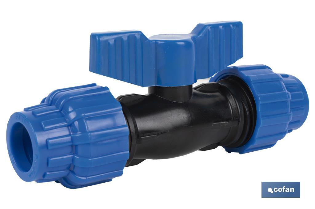 VÁLVULA DE BOLA PP PN16 32 X 32 VENTA UNITARIA 3 VÁLVULA DE BOLA PP PN16 32 X 32 VENTA UNITARIA - Imagen 3