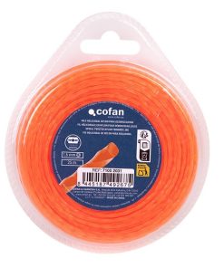 HILO HELICOIDAL DE NYLON PARA DESBROZADORA 25 M X 1,6 MM
