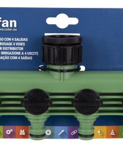 COLECTOR DE RIEGO 4 SALIDAS AJUSTABLES