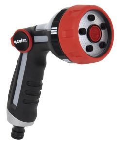 PISTOLA DE RIEGO CON CONTROL DE CAUDAL EN EL PULGAR