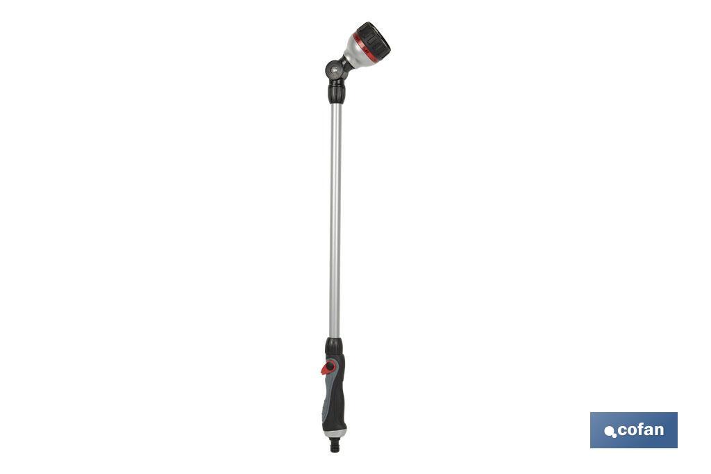 LANZA DE RIEGO 6 POSICIONES CON CONTROL DE CAUDAL EN EL PULGAR 1 LANZA DE RIEGO 6 POSICIONES CON CONTROL DE CAUDAL EN EL PULGAR