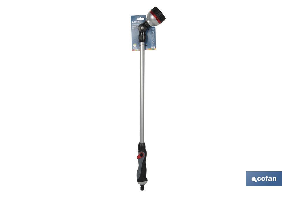 LANZA DE RIEGO 6 POSICIONES CON CONTROL DE CAUDAL EN EL PULGAR 2 LANZA DE RIEGO 6 POSICIONES CON CONTROL DE CAUDAL EN EL PULGAR - Imagen 2