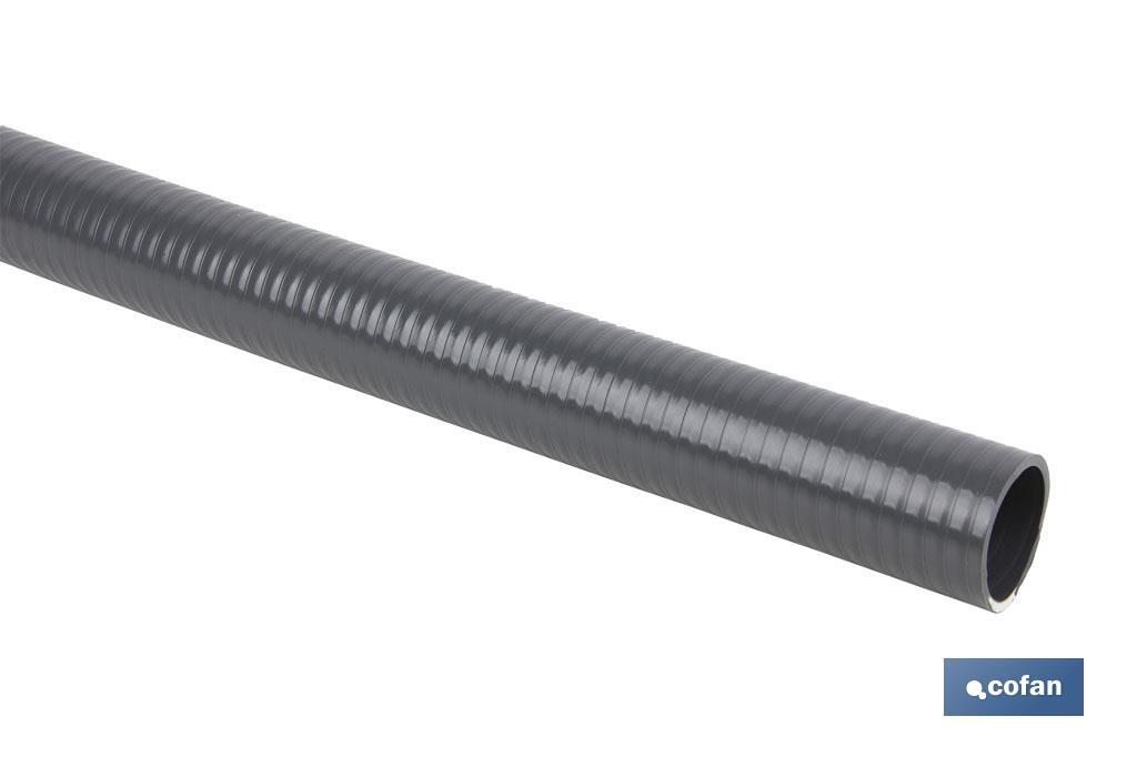 ROLLO DE TUBERÍA HIDRO GRIS CERTIFICADA Ø32 MM 25 M 2 ROLLO DE TUBERÍA HIDRO GRIS CERTIFICADA Ø32 MM 25 M - Imagen 2