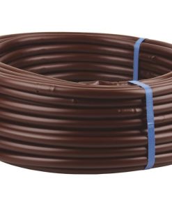 TUBO 25M RIEGO GOTEO MARRON (Gotero a 0,33m) Ø16MM