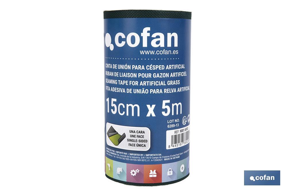 CINTA DE UNIÓN PARA CÉSPED ARTIFICIAL UNA CARA 15 CM X 5 M VERDE 1 CINTA DE UNIÓN PARA CÉSPED ARTIFICIAL UNA CARA 15 CM X 5 M VERDE