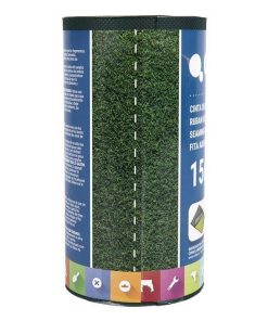 CINTA DE UNIÓN PARA CÉSPED ARTIFICIAL UNA CARA 15 CM X 5 M VERDE 6 CINTA DE UNIÓN PARA CÉSPED ARTIFICIAL UNA CARA 15 CM X 5 M VERDE