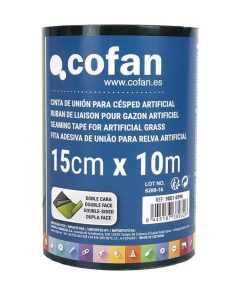 CINTA DE UNIÓN PARA CÉSPED ARTIFICIAL DOBLE CARA 15 CM X 10 M VERDE