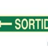 SEÑAL LUMINISCENTE 400X100MM. 3 SEÑAL LUMINISCENTE 400X100MM.