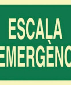 SEÑAL LUMINISCENTE 297X210MM.
