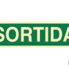 SEÑAL LUMINISCENTE 400X100MM