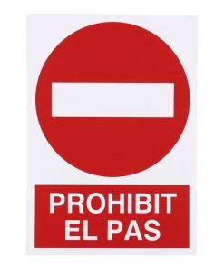 SEÑAL POLIESTIRENO 297X210 MM