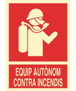 SEÑAL LUMINISCENTE 297X210MM.
