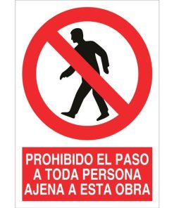 SEÑAL POLIESTIRENO 210X148MM