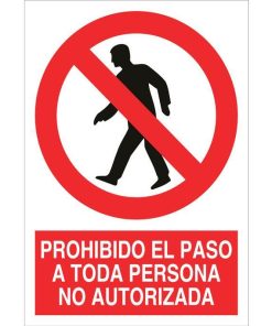 SEÑAL POLIESTIRENO 420X297MM.
