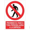 SEÑAL POLIESTIRENO  210X148MM.