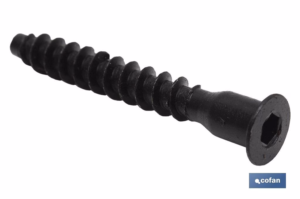 TORNILLO ENSAMBLAR NEGRO 7 X 50MM 1 TORNILLO ENSAMBLAR NEGRO 7 X 50MM