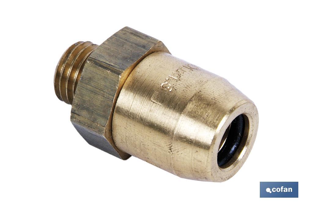CON. MACHO R TUBO 10X1-ROSCA 14X1,5 1 CON. MACHO R TUBO 10X1-ROSCA 14X1,5