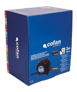 EXPOSITOR FLEXÓMETRO ESTÁNDAR 25 MM X 5 M 12 UDS.