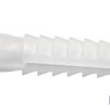 BLÍSTER DE 5 UDS TACO DE PLÁSTICO BLANCO 10 MM VENTA UNITARIA