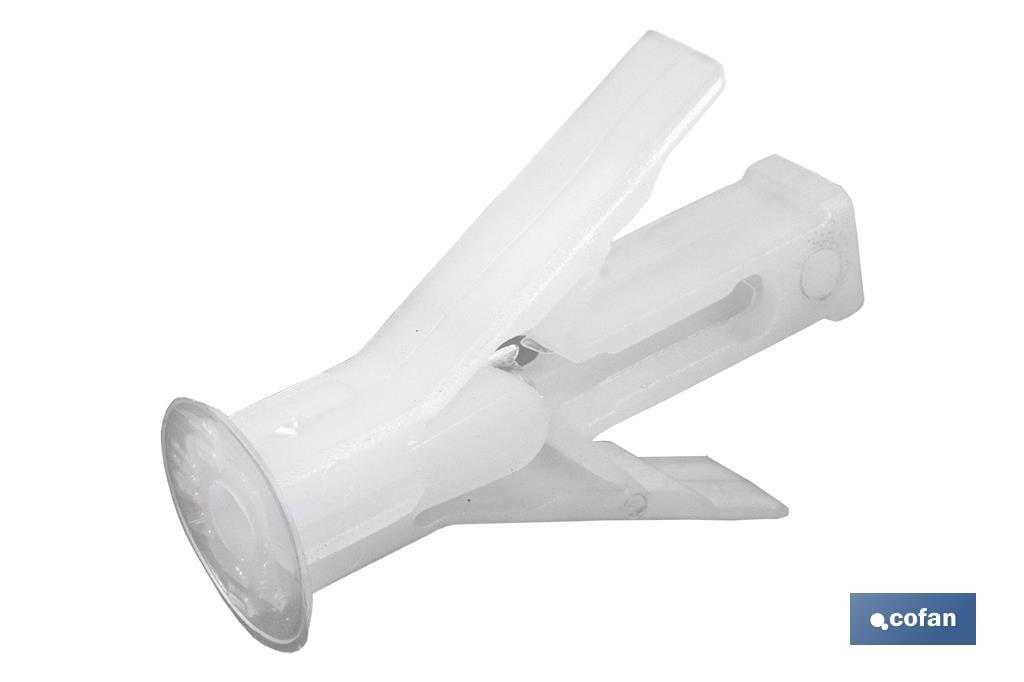 TACO PLADUR CON ALAS 8 X 42 MM 1 TACO PLADUR CON ALAS 8 X 42 MM