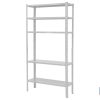 KIT ESTANT. METAL C/TORN. 5 BALDAS 180X90X40 BLC