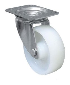 RUEDA NYLON CON PLACA Ø80X30MM