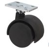 RUEDA PLASTIC Ø50MM PLACA Venta unitaria 3 RUEDA PLASTIC Ø50MM PLACA Venta unitaria