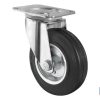 RUEDA GOMA/METAL PLACA Ø100X27MM