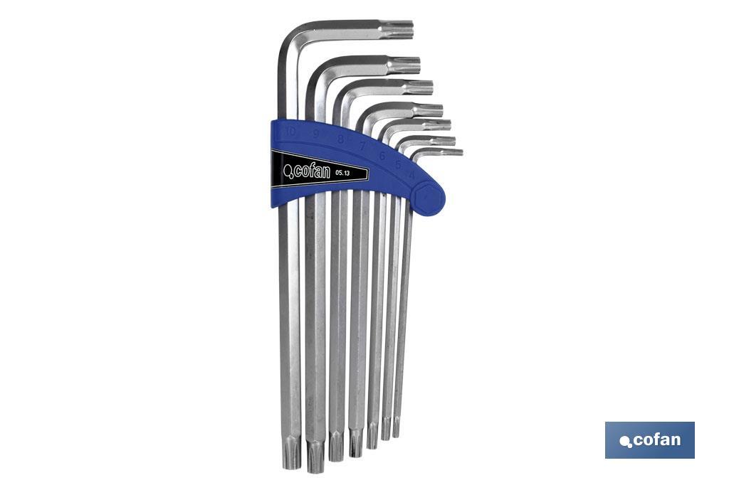 JUEGO DE LLAVES RIBE 7 PCS. (M4-M10) 1 JUEGO DE LLAVES RIBE 7 PCS. (M4-M10)