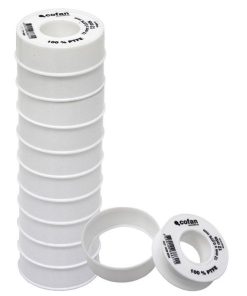 ROLLO 12 MTS CINTA PTFE DE 12mm X 0,076mm venta unitaria 6 ROLLO 12 MTS CINTA PTFE DE 12mm X 0,076mm venta unitaria