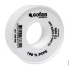 ROLLO 12 MTS CINTA PTFE DE 12mm X 0,076mm venta unitaria