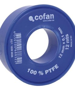ROLLO 12 MTS CINTA PTFE DE 12mm X 0,10mm