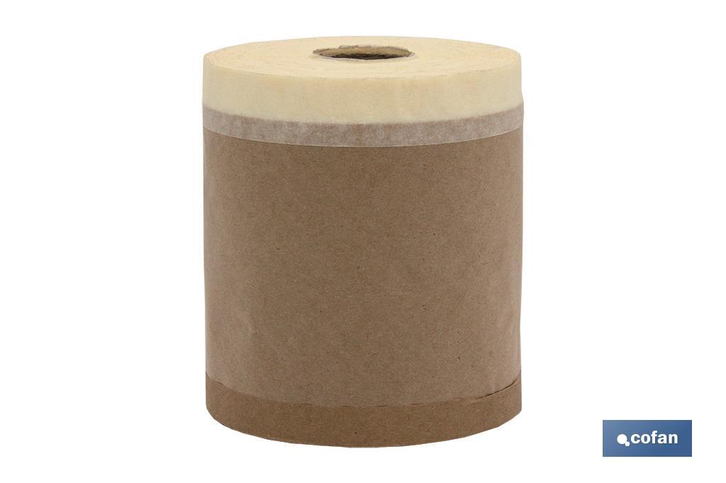 ROLLO CINTA CREPE+PAPEL KRAFT (30cm X 45m) 1 ROLLO CINTA CREPE+PAPEL KRAFT (30cm X 45m)