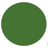 CIRCULO ADHESIVO VERDE 100 mm PARA CRISTAL